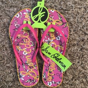 Pink flip flops NEVER WORN